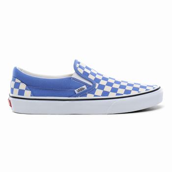 Férfi Vans Checkerboard Classic Slip-on Cipő VA4917053 Fehér